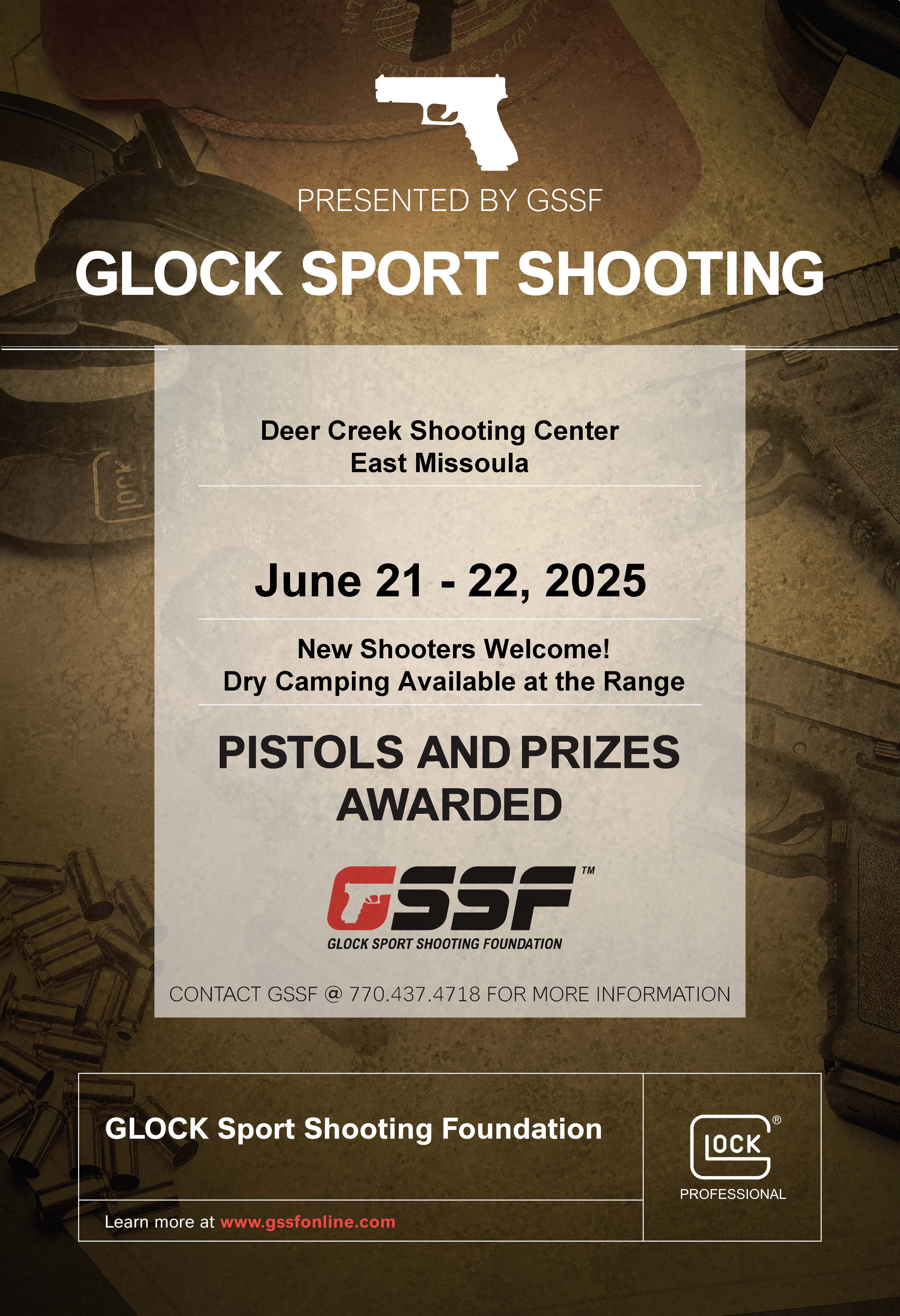 2025 GSSF Sport Shooting Poster